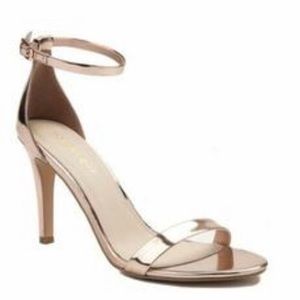 Madden Girl Ava Rose Gold  Ankle Strap Sandal Sz 8